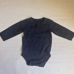 Jumping Beans Navy Blue Long Sleeve Bodysuit